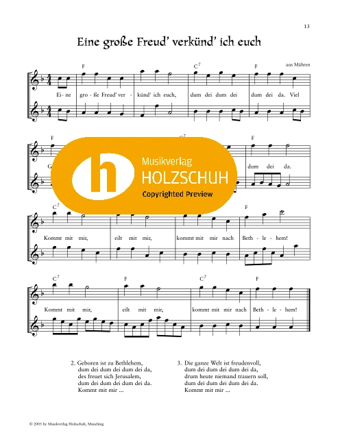 Eine große Freud verkünd ich euch